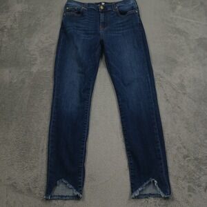 7 For All Mankind Jeans Womens 28‎ Blue Denim High Waist Ankle Gwenereve
